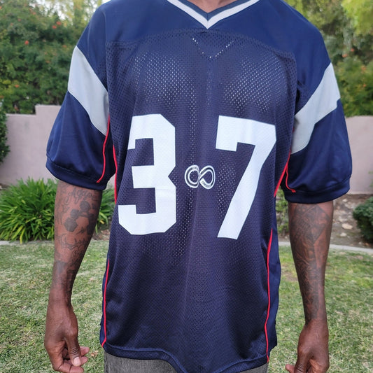 Continual Coincidences Brand Upcycled Vintage Football Jersey FAITHFUL