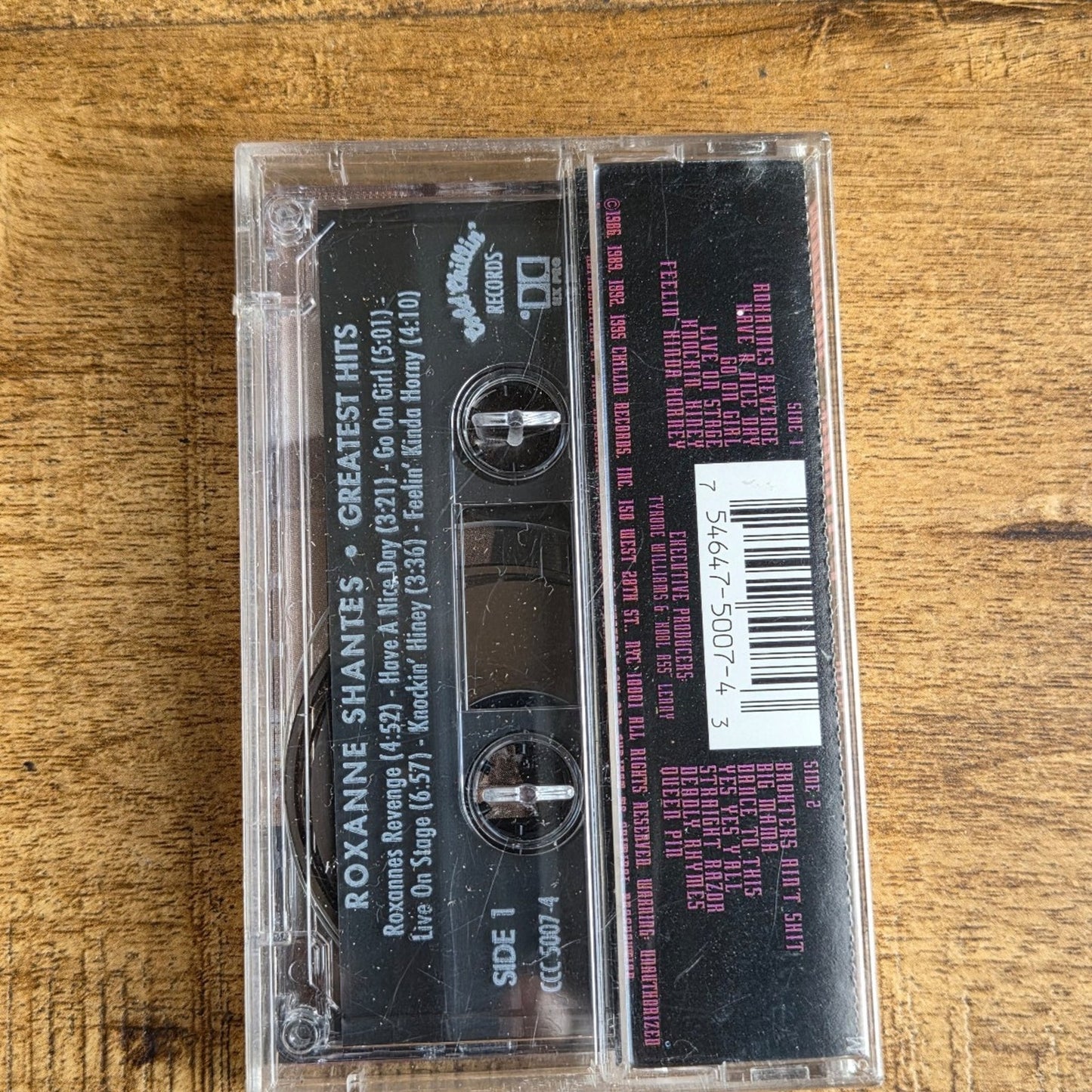 Vtg 1995 Roxanne Shante's Greatest Hits Cassette Tape