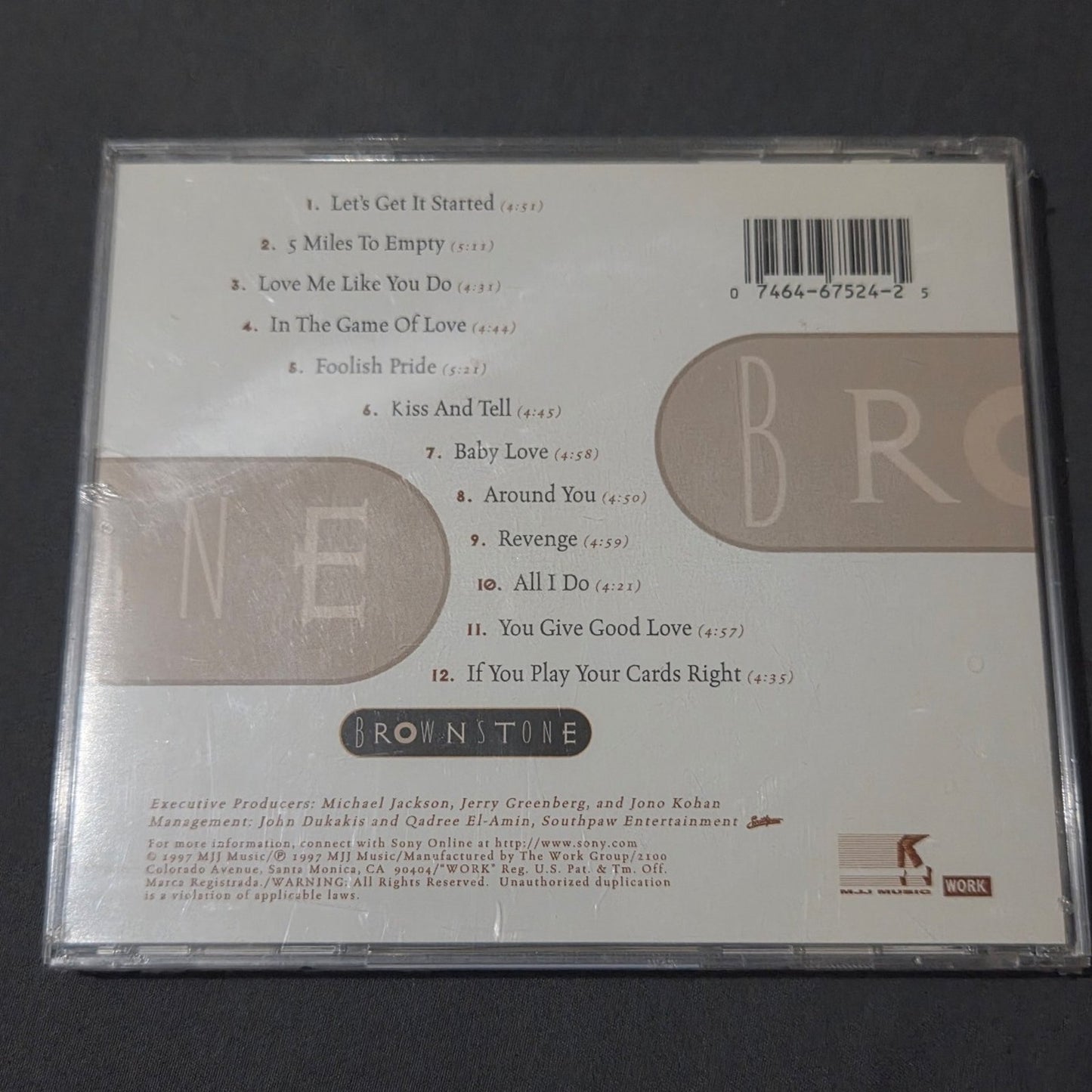 Vtg 1997 Brownstone STILL CLIMBING CD