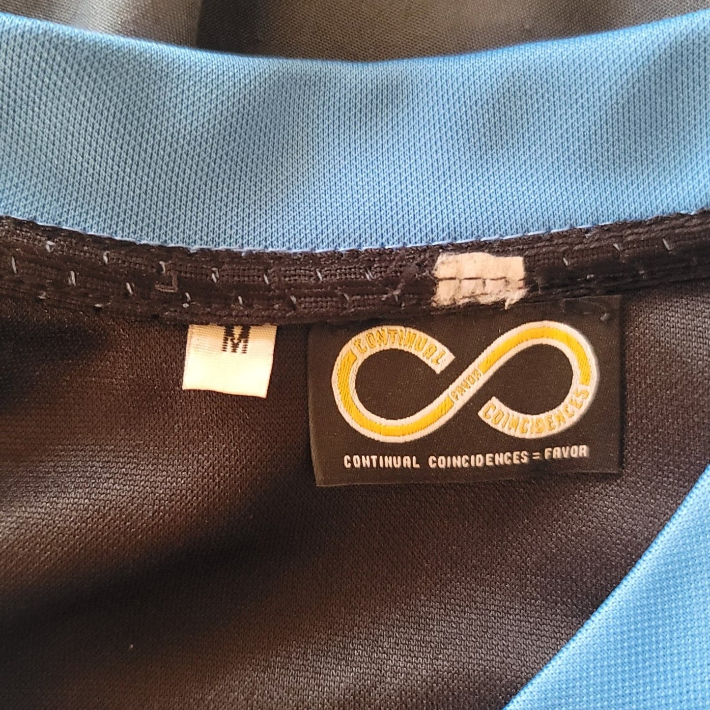 Continual Coincidences Brand Upcycled Vintage Football Jersey WISDOM