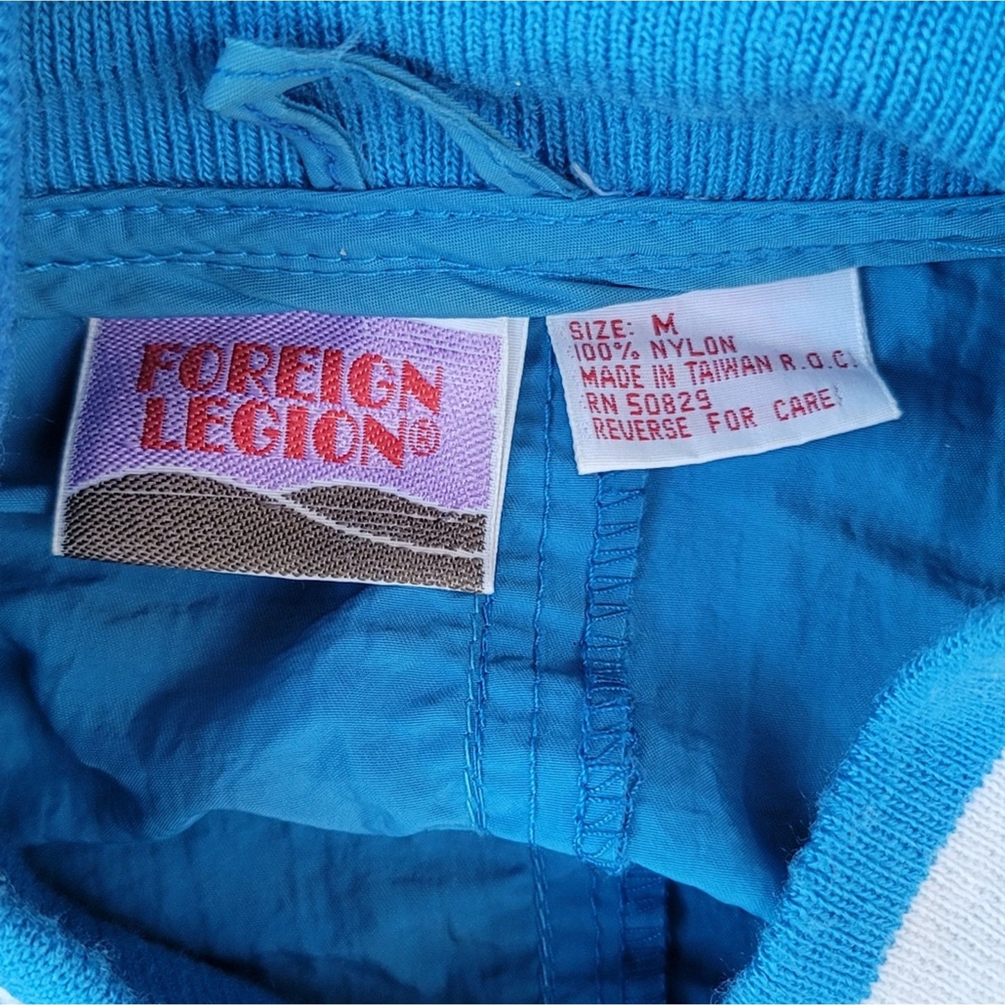 Vtg Foreign Legion Aviation Corps Nylon Jacket