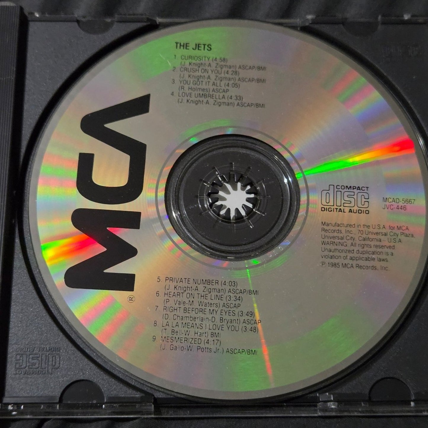 Vtg 1985 The Jets SELF TITLED CD