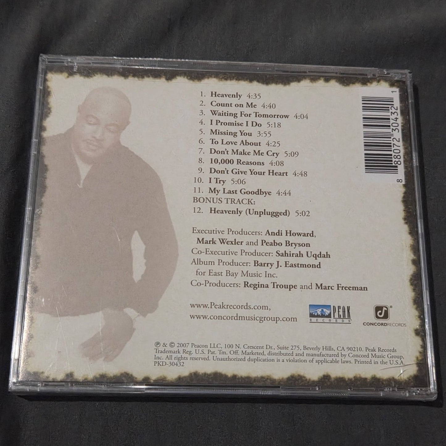 Peabo Bryson Missing You CD Circuit City Exclusive