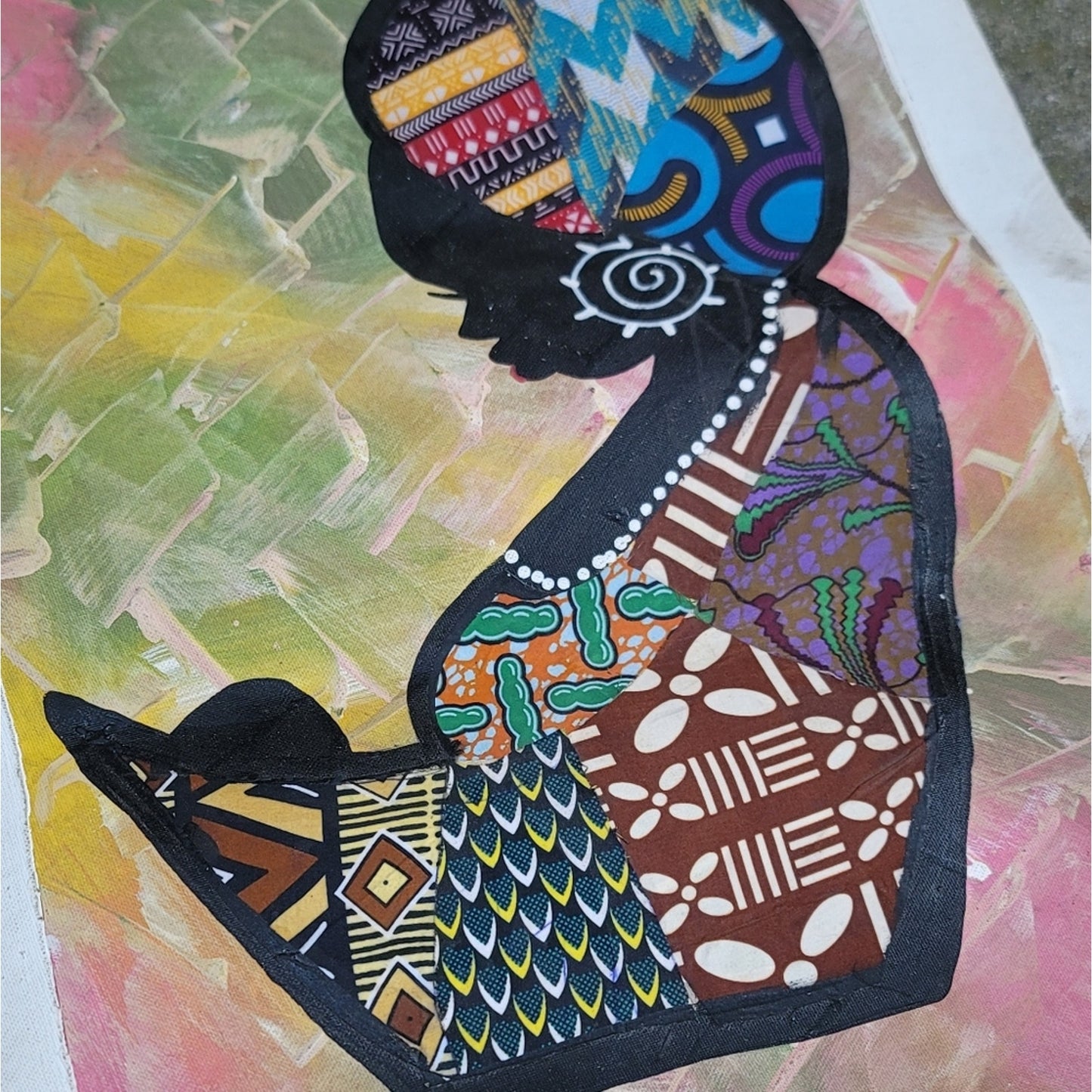 Custom Canvas Oil Painting Ghana West Africa