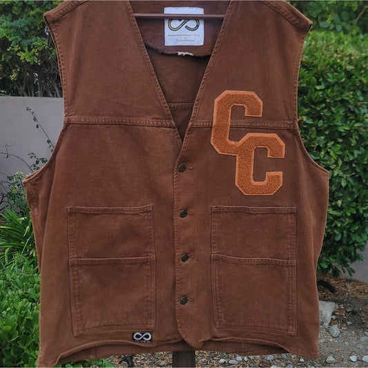 Continual Coincidences Brand Upcycled Vtg Denim Hip Hop Vest