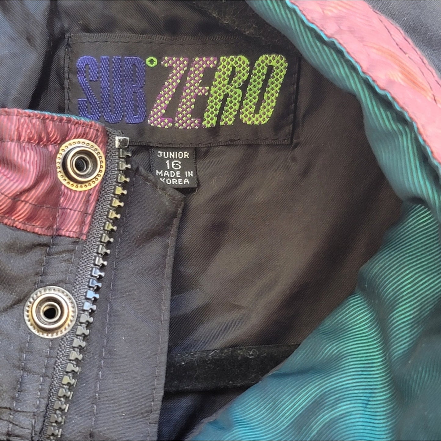 Vtg Sub Zero Ski Snowsuit