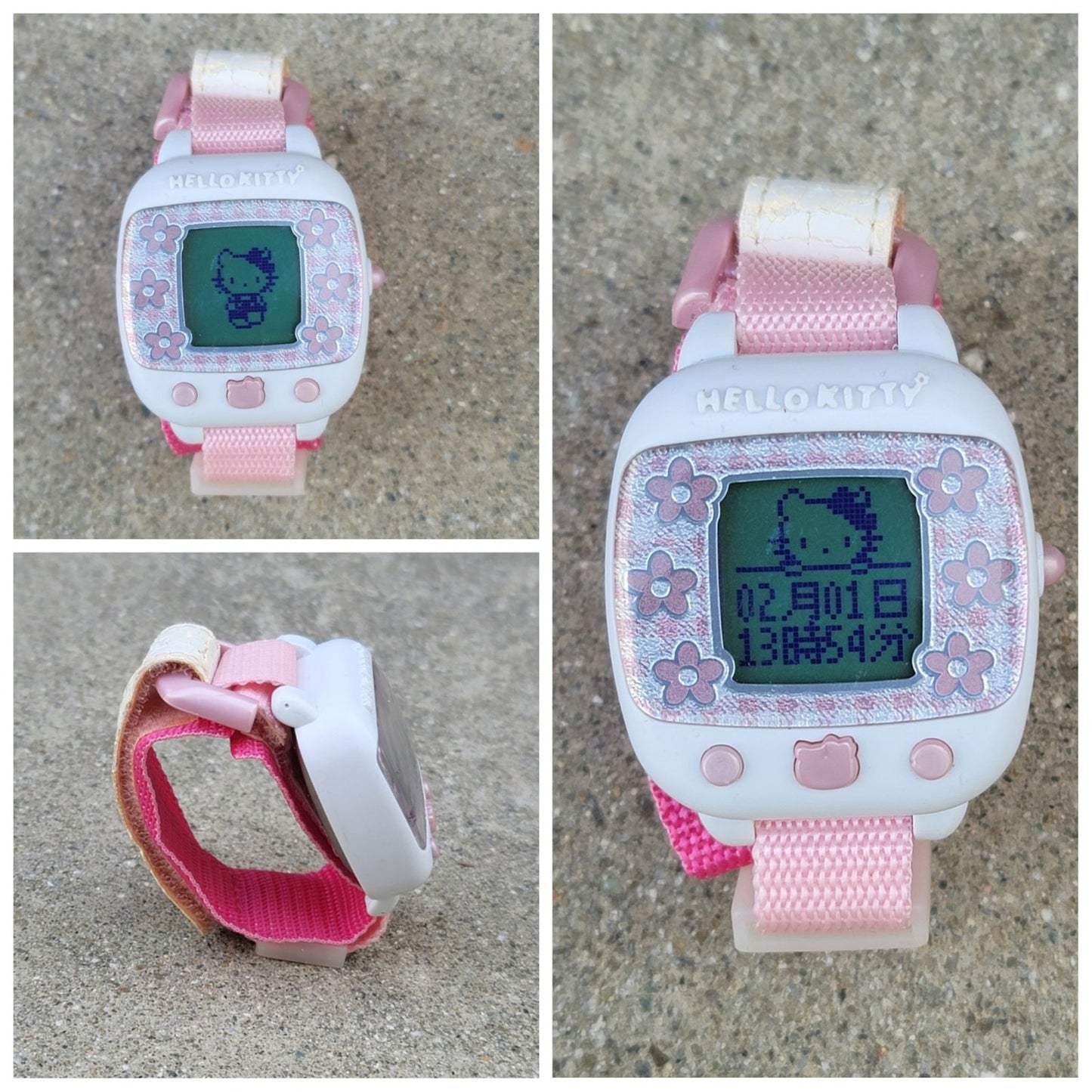 Vtg Hello Kitty Sanrio Bandai Rispal Rare Game Watch
