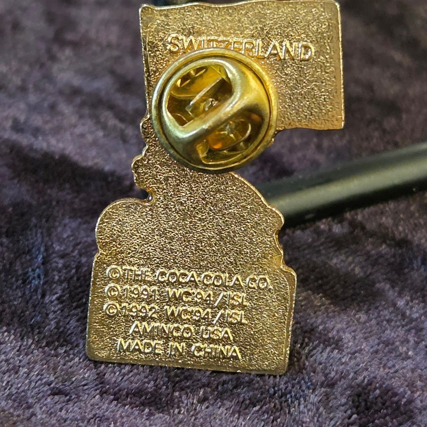 Vtg 1994 Coca-Cola Switzerland World Cup Soccer Pin