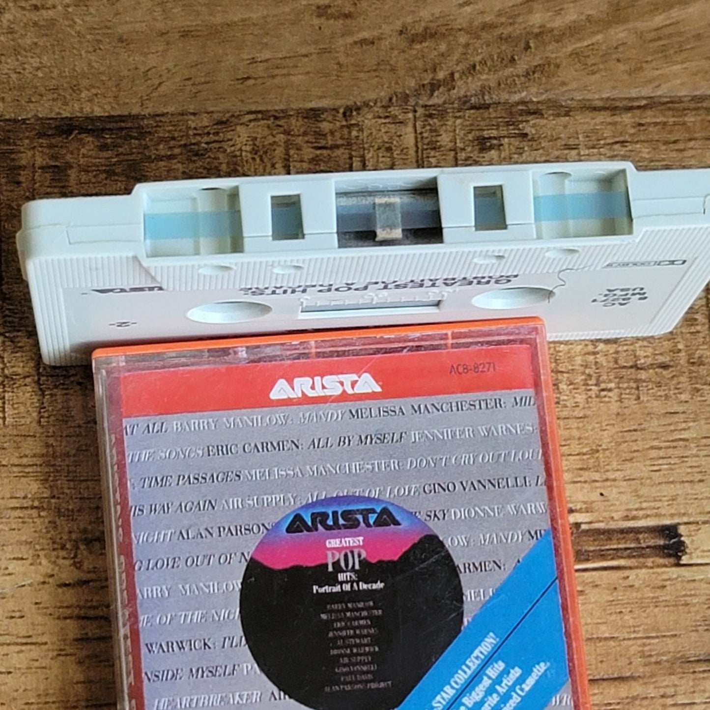 Vtg 1985 ARISTA'S GREATEST POP HITS Portrait Of A Decade 1975-1985 Cassette Tape