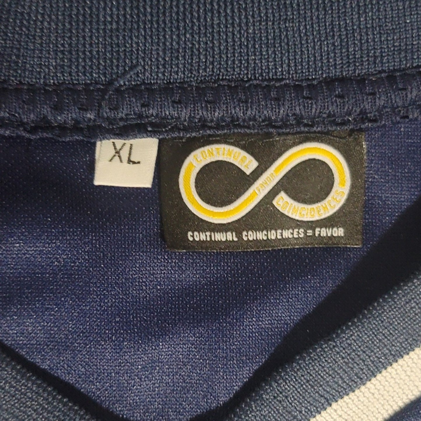 Continual Coincidences Brand Upcycled Vintage Football Jersey FAITHFUL