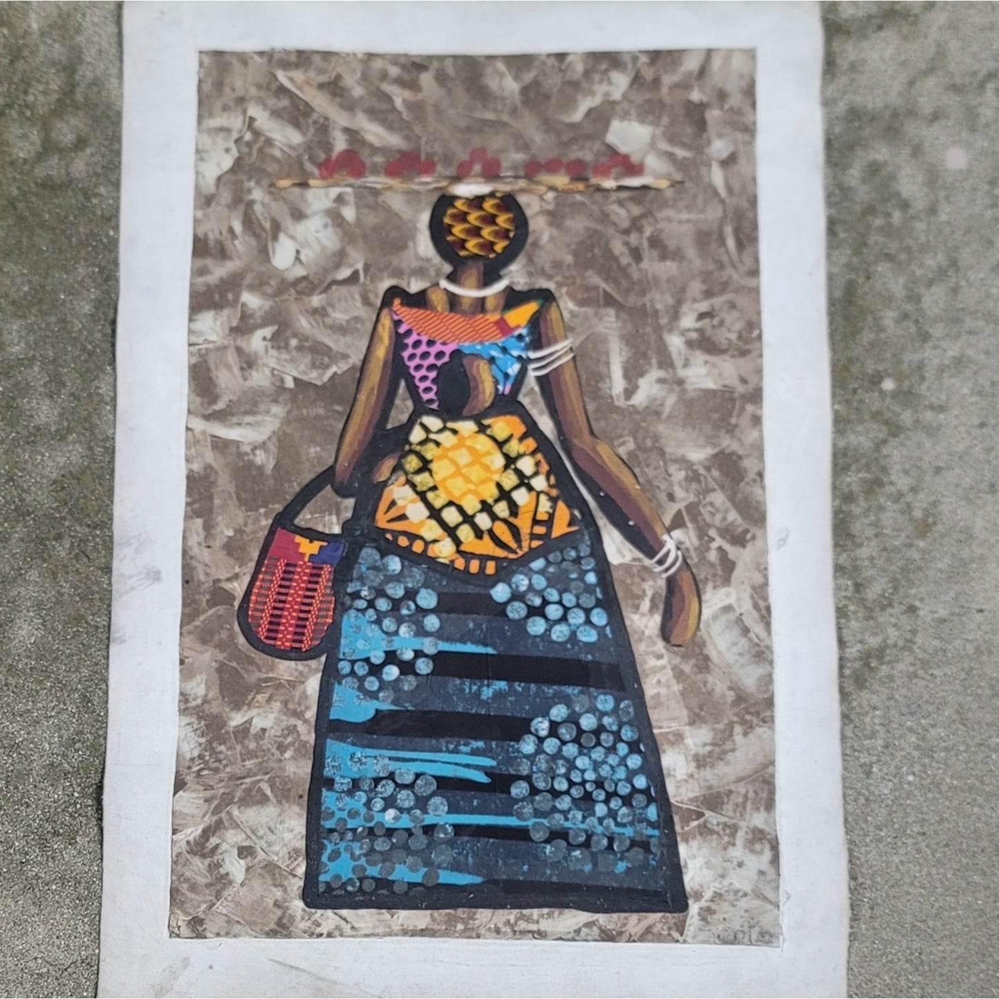 Custom Canvas Oil Painting Ghana West Africa