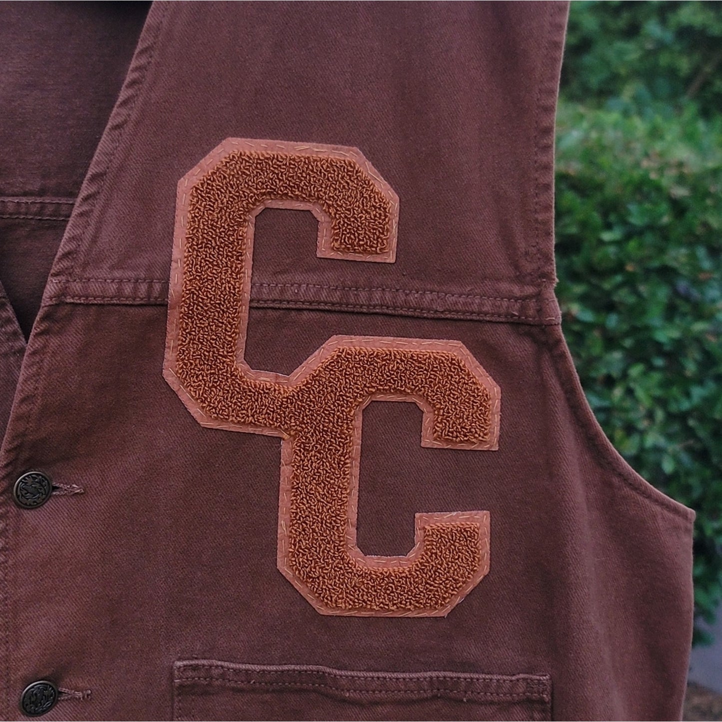Continual Coincidences Brand Upcycled Vtg Denim Hip Hop Vest