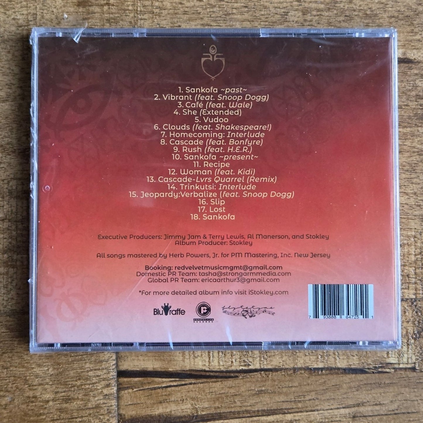 Stokley SANKOFA CD Mint Condition
