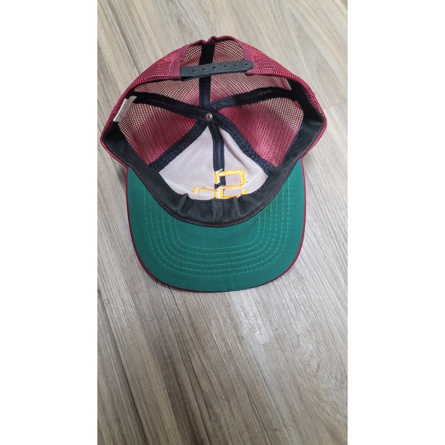 Vtg New Era Pro Design USC Trojans SC Logo Trucker Hat