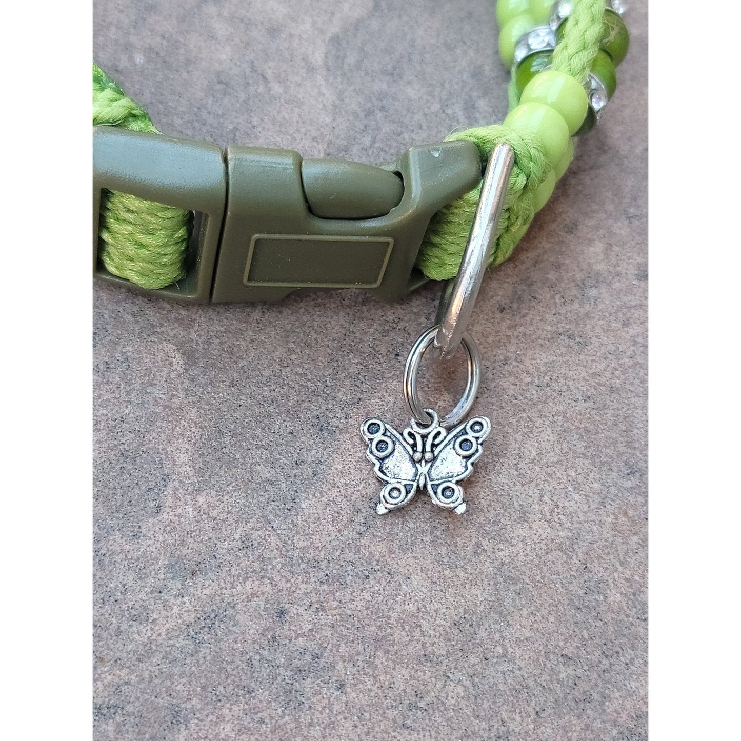 Custom Handmade Beaded Bling Dog Collar