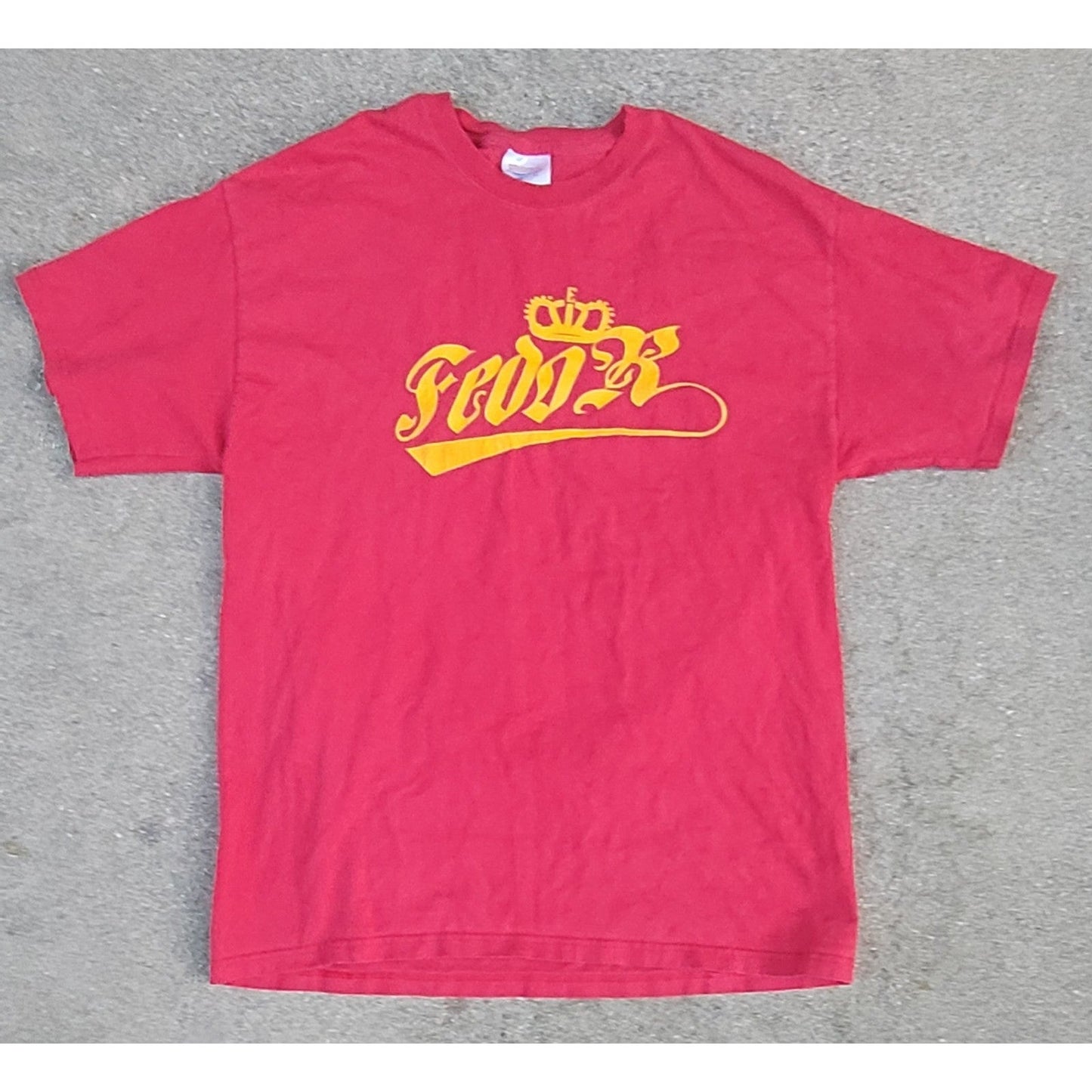 Vtg Pride FC Fedor Emelianenko T-shirt MMA UFC Russia