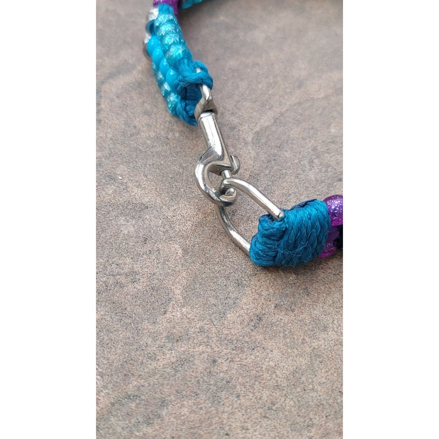 Custom Handmade Beaded Bling Dog Collar