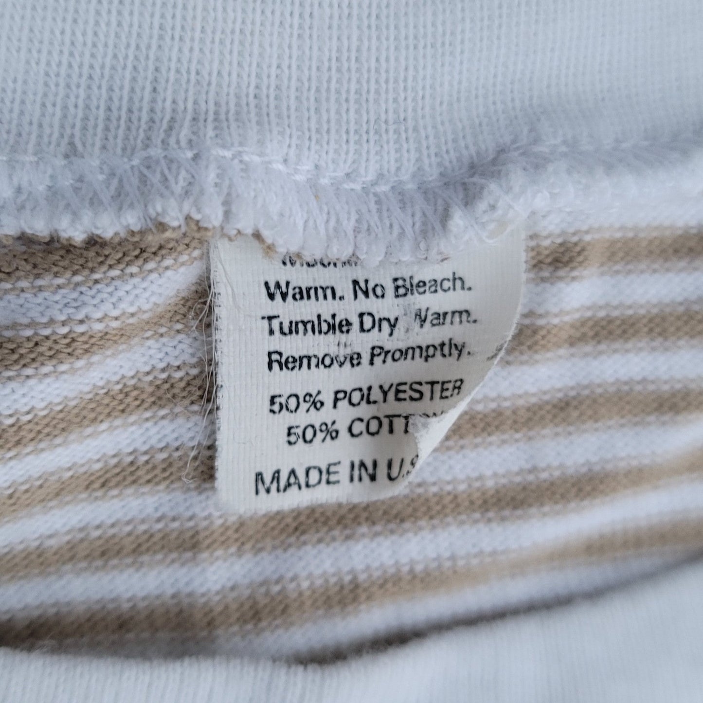 Vtg Georges Marciano GUESS Striped Single Stitch Crop T-shirt