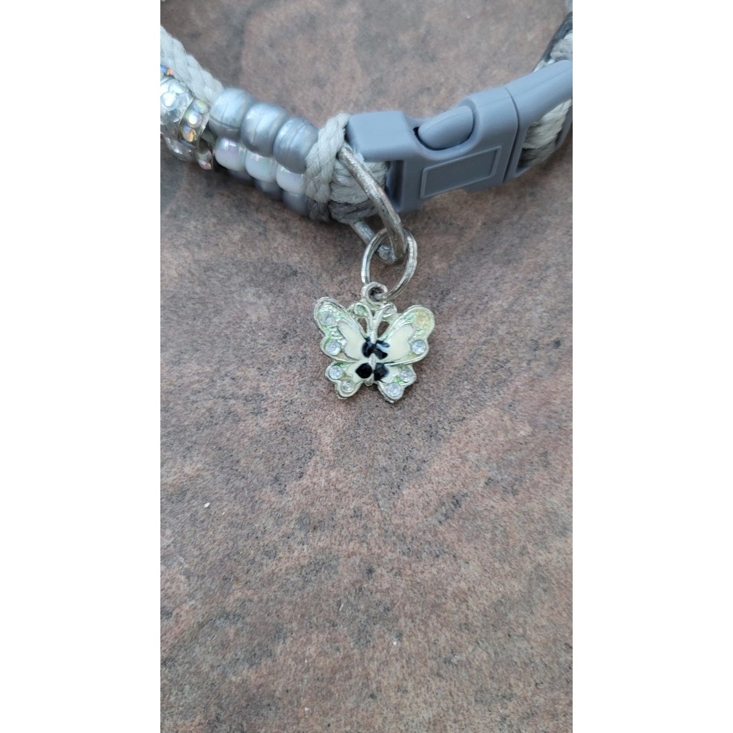 Custom Handmade Beaded Bling Dog Collar