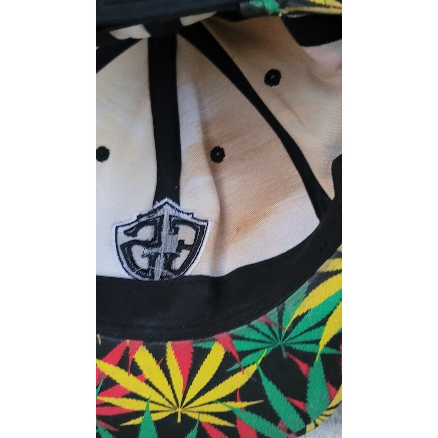 Vtg Eastidaz Mary Jane Weed Leaf Snapback Hat Snoop Dogg Tray Dee Goldie Loc