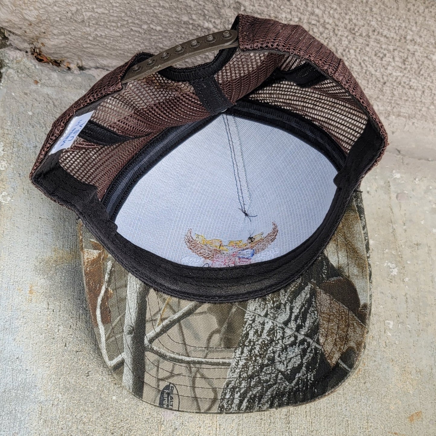 Vtg I AM Local 175 New York PA Camo Trucker Hat