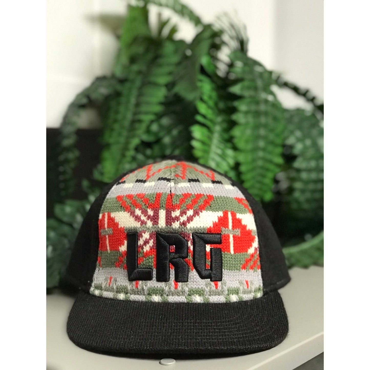 Vtg LRG Ugly Sweater Fitted Hat