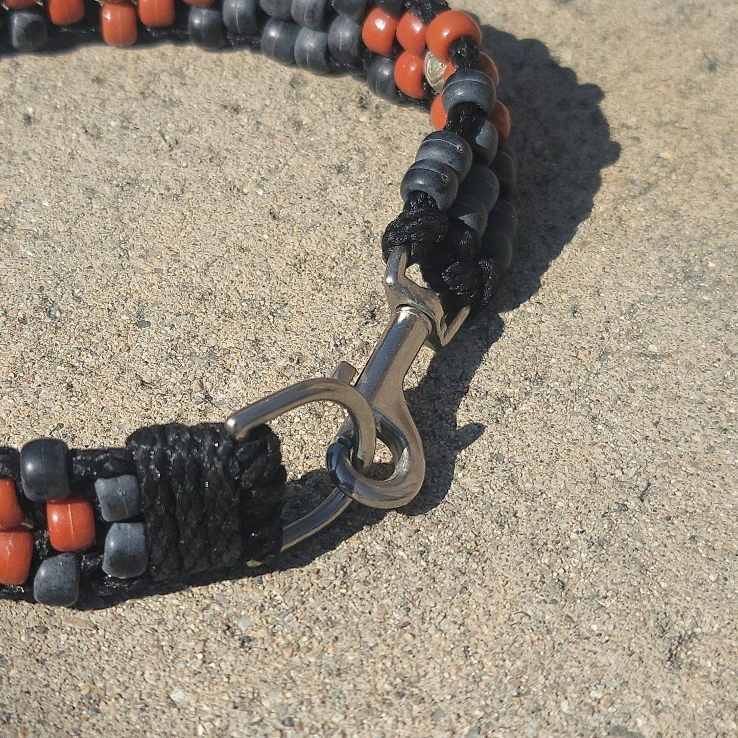 Custom Handmade Beaded Dog Collar