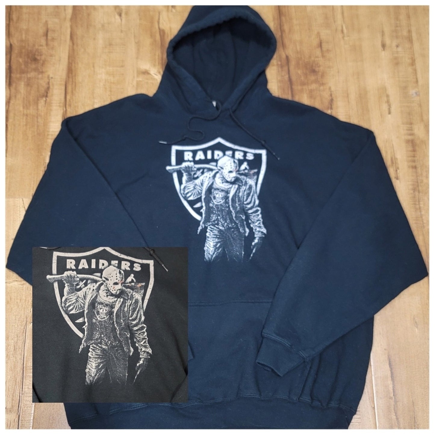Las Vegas LA Oakland Raiders Friday the 13th Jason Voorhees Hoodie NFL