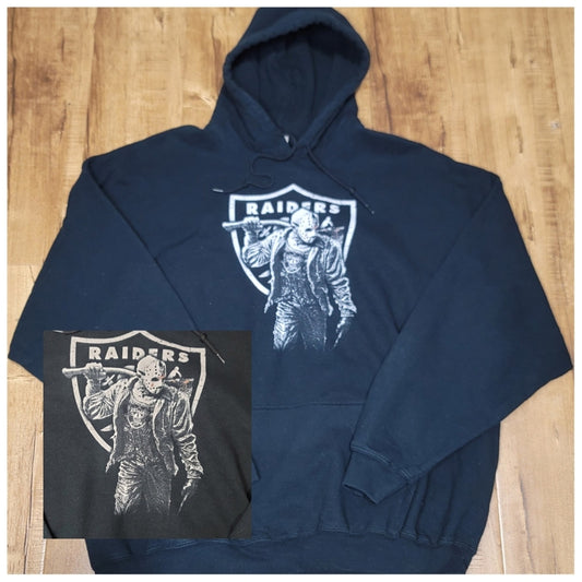 Las Vegas LA Oakland Raiders Friday the 13th Jason Voorhees Hoodie NFL