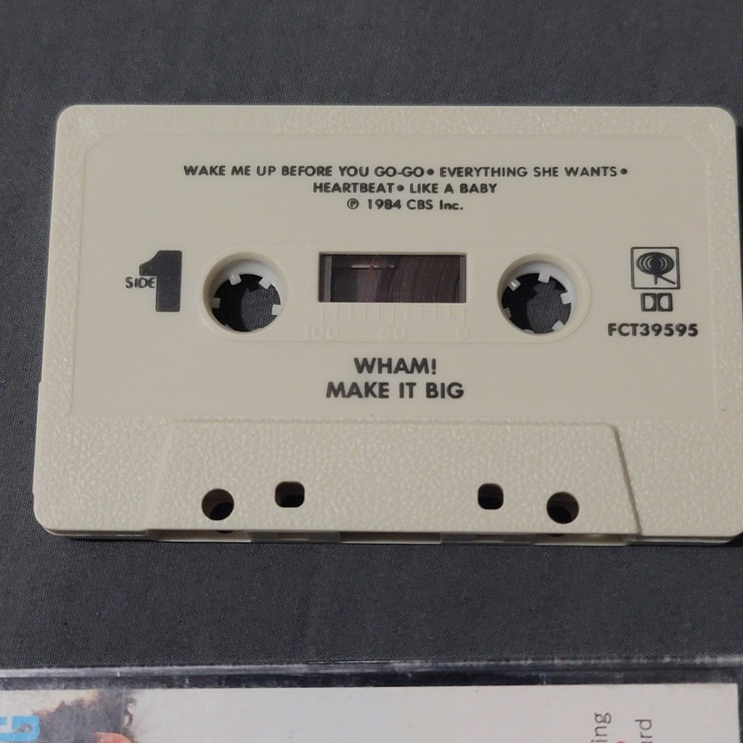 Vtg 1984 WHAM! MAKE IT BIG Cassette Tape