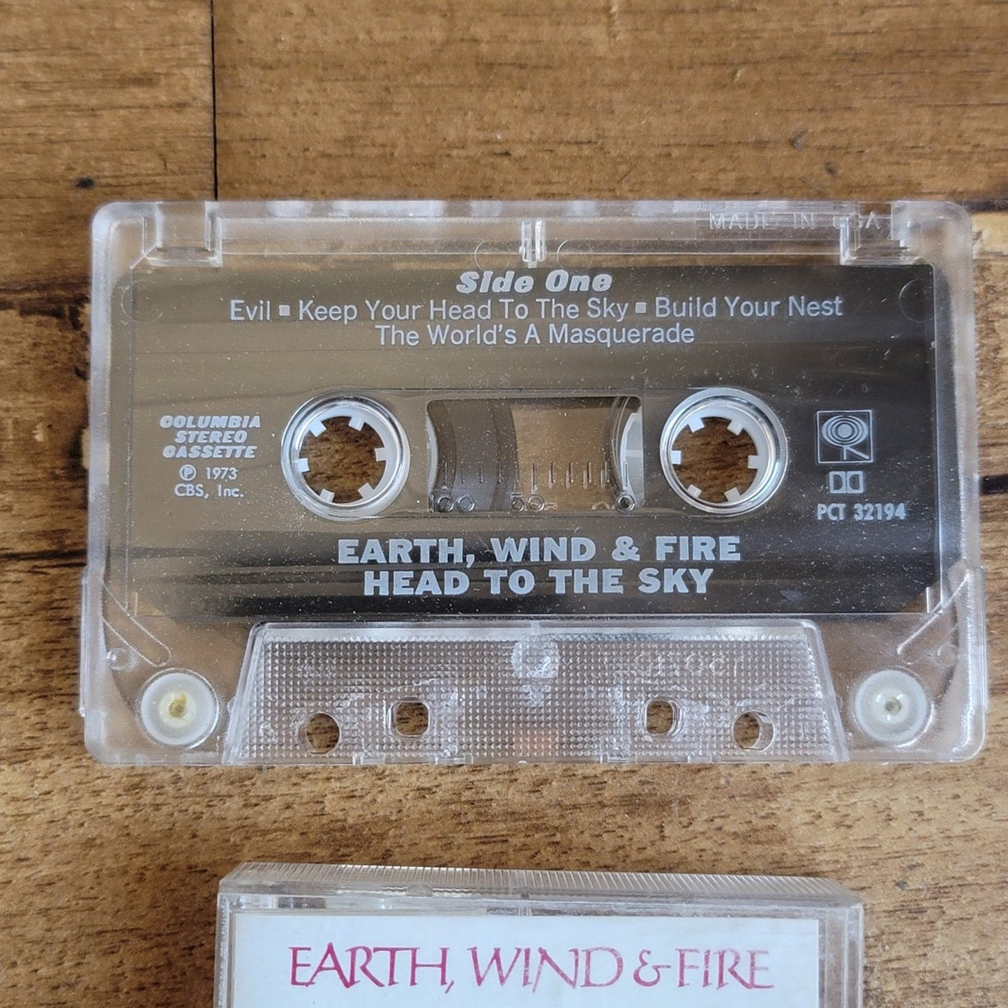 Vtg 1973 Earth, Wind & Fire HEAD TO THE SKY Cassette Tape