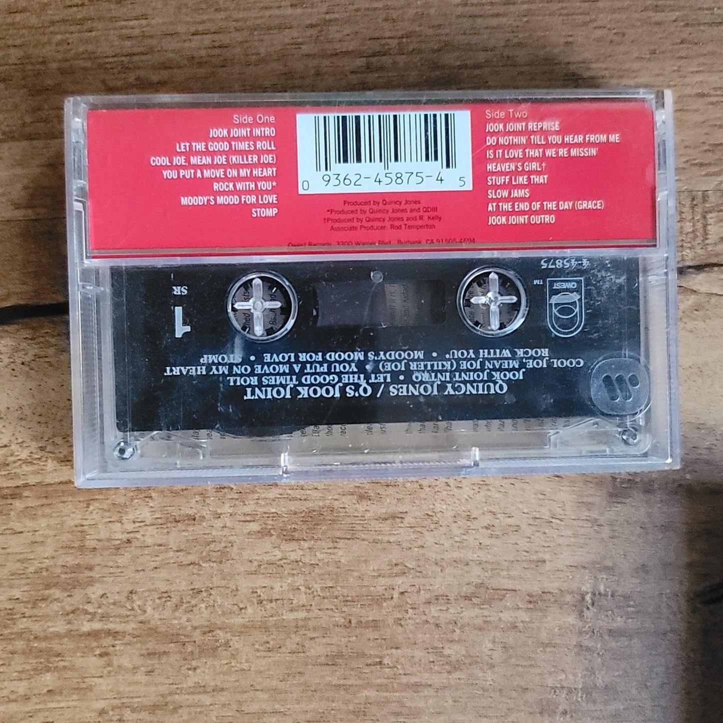 Vtg 1995 Quincy Jones Q's Jook Joint Cassette Tape