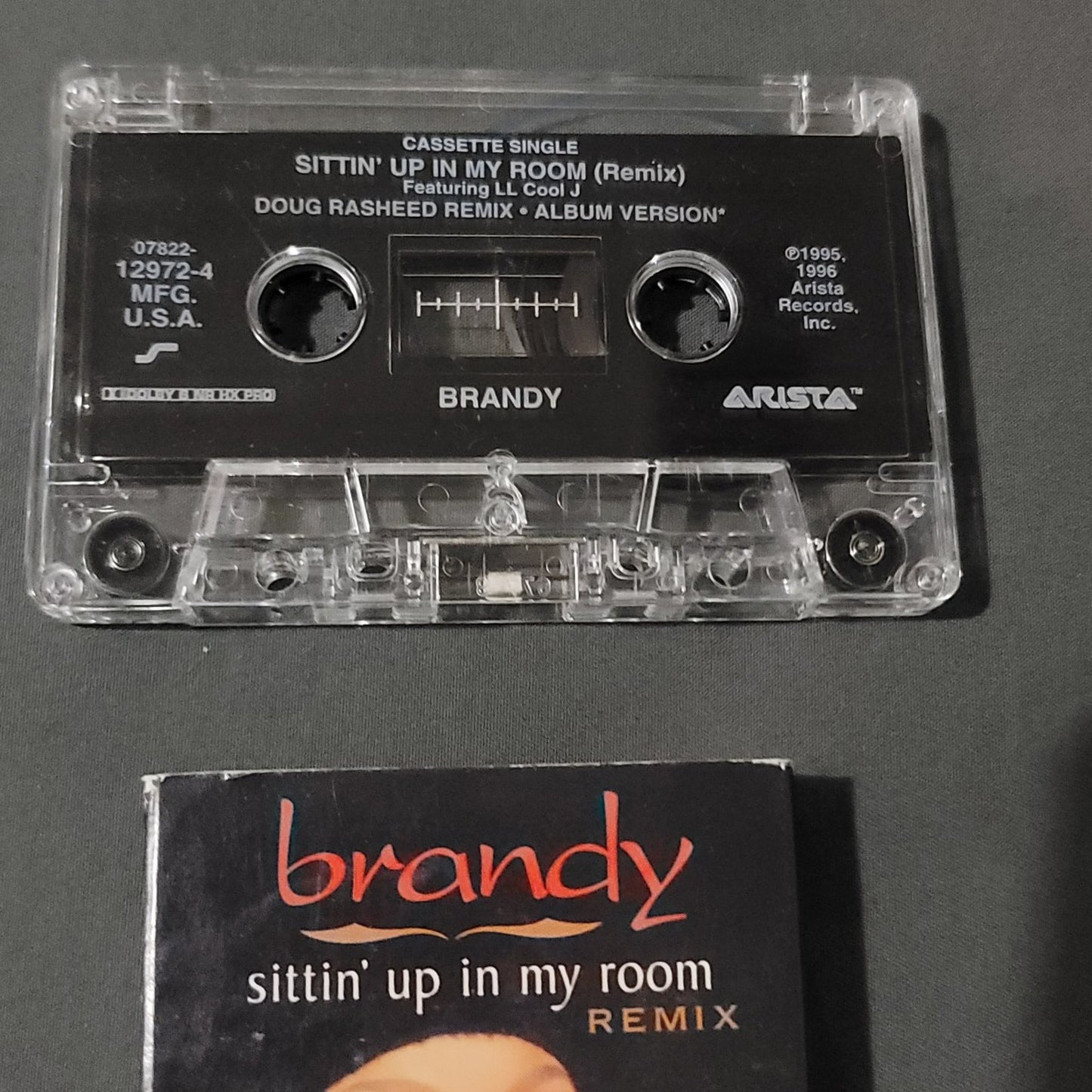 Vtg Brandy Sittin' Up In My Room Remix w/LL Cool J Single Cassette Tape