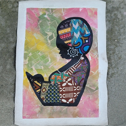 Custom Canvas Oil Painting Ghana West Africa