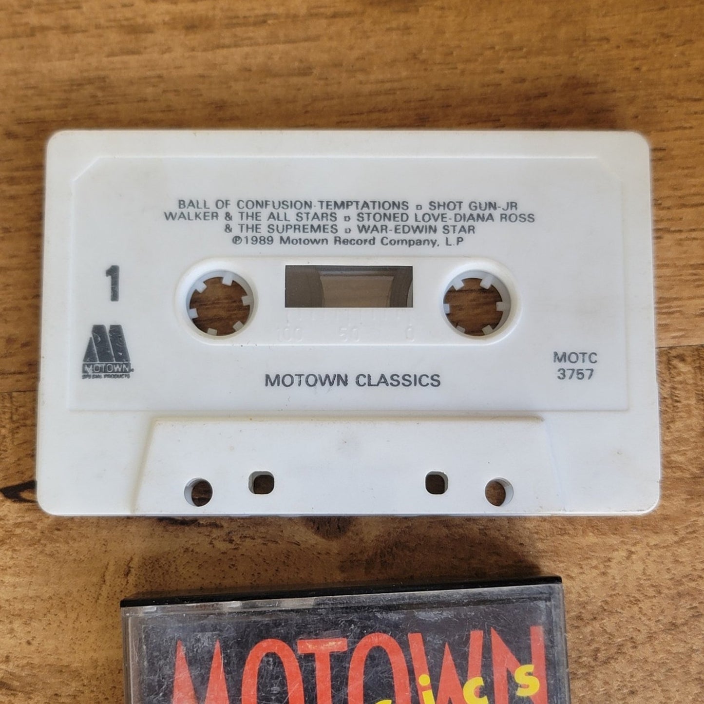Vtg 1989 Motown Classics Cassette Tape