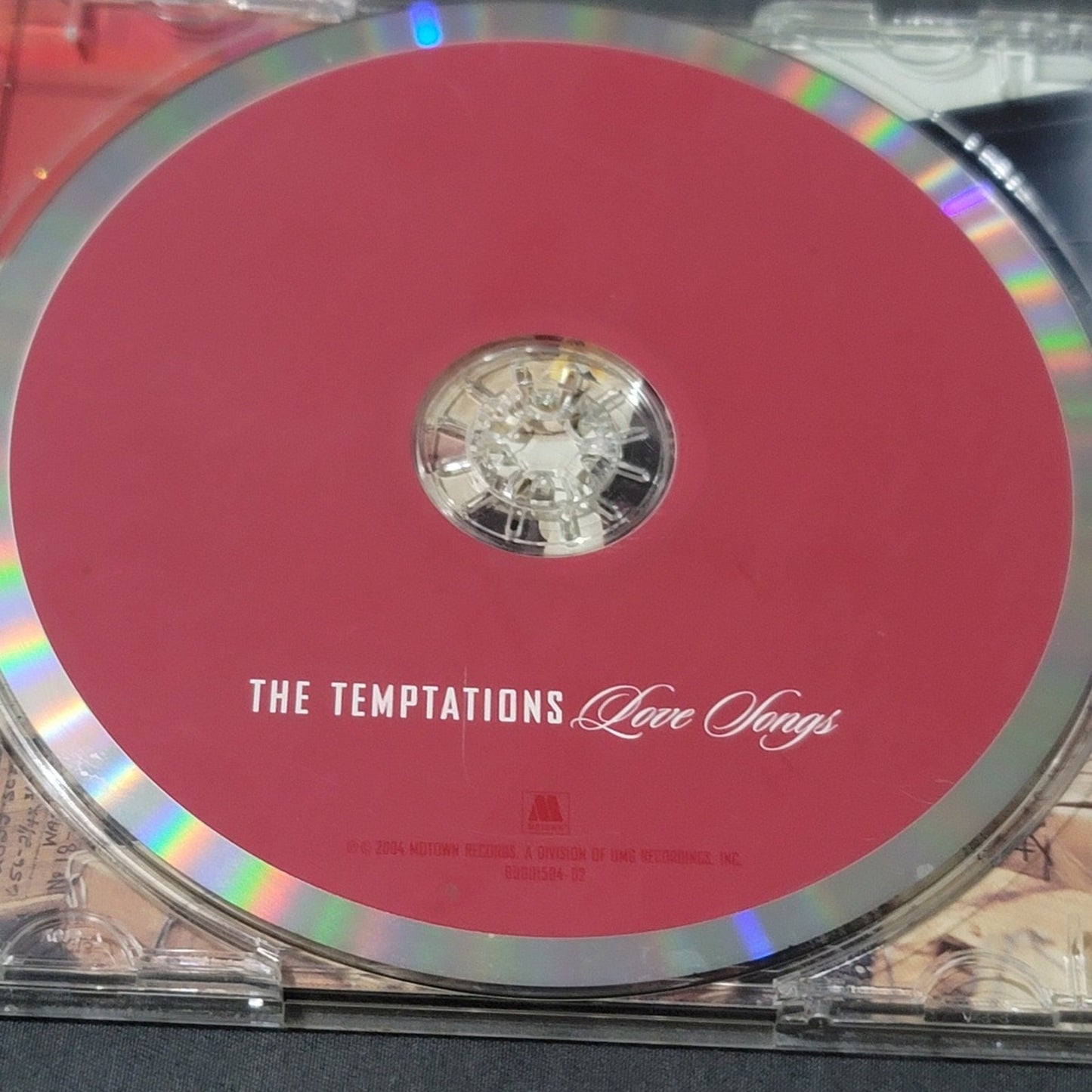 Vtg 2004 The Temptations LOVE SONGS CD