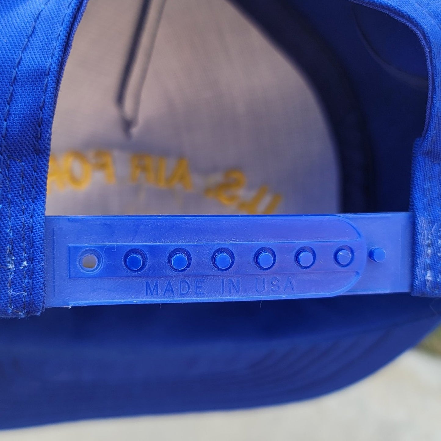 Vtg US Air Force Snapback Retired Hat