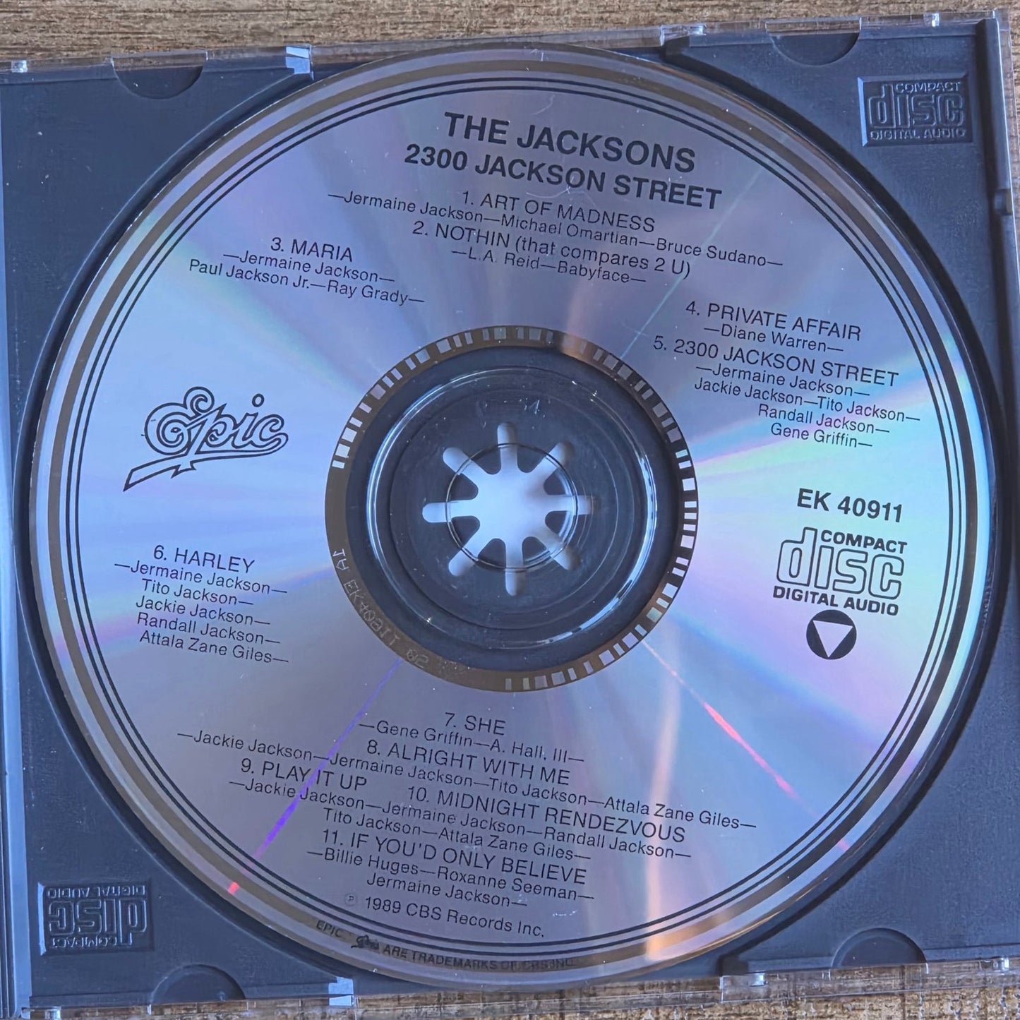 Vtg 1989 The Jacksons 2300 Jackson Street CD Michael Jackson