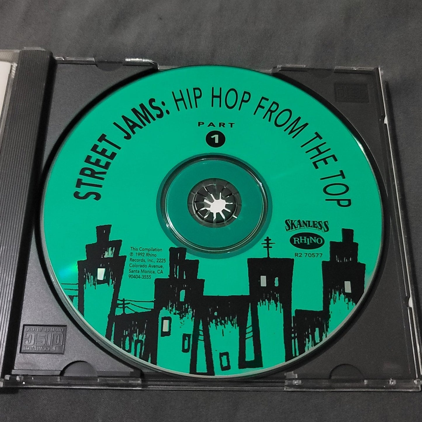 Vtg 1992 Street Jams HIP HOP FROM THE TOP Part 1 CD