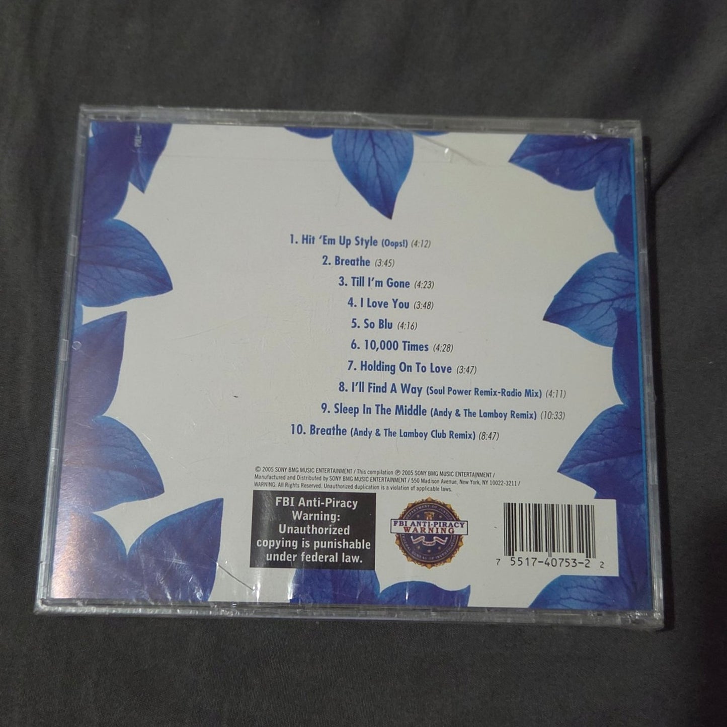 Vtg 2005 Blu Cantrell HIT 'EM UP STYLE CHART AND CLUB HITS OF CD