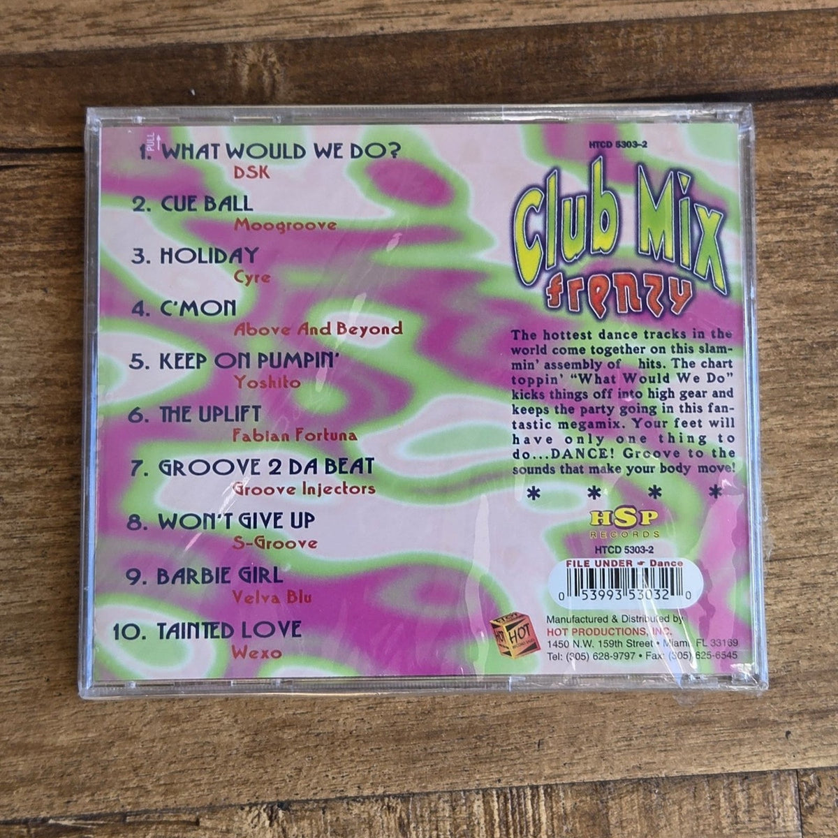 Vtg The Ultimate Club Mix Frenzy Non-stop Dance Hits CD Various Artists