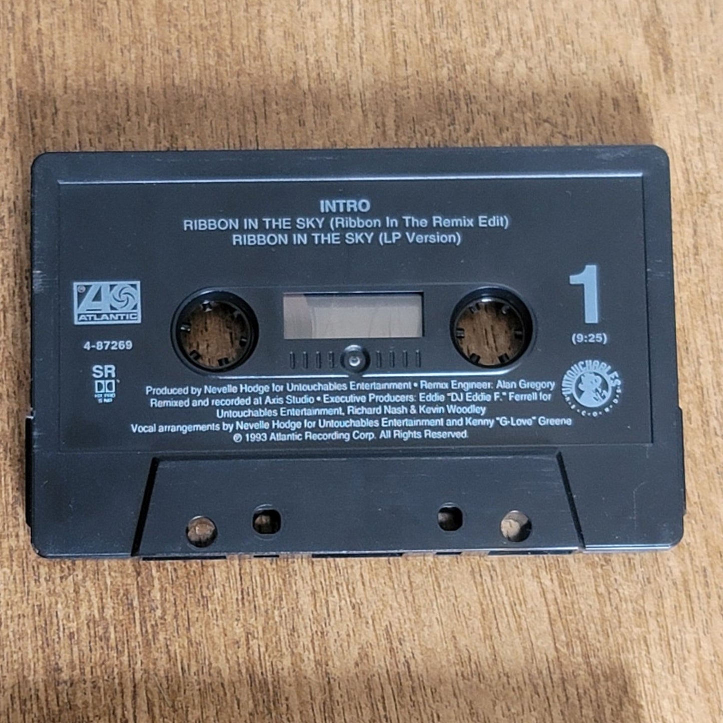 Vtg 1993 INTRO Ribbon in the Sky Single Cassette Tape