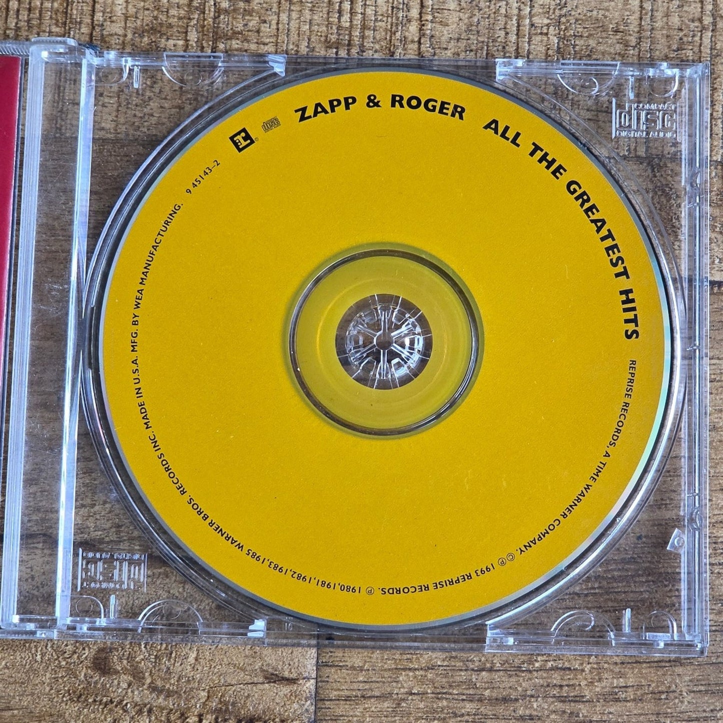 Vtg 1993 Zapp & Roger ALL THE GREATEST HITS CD