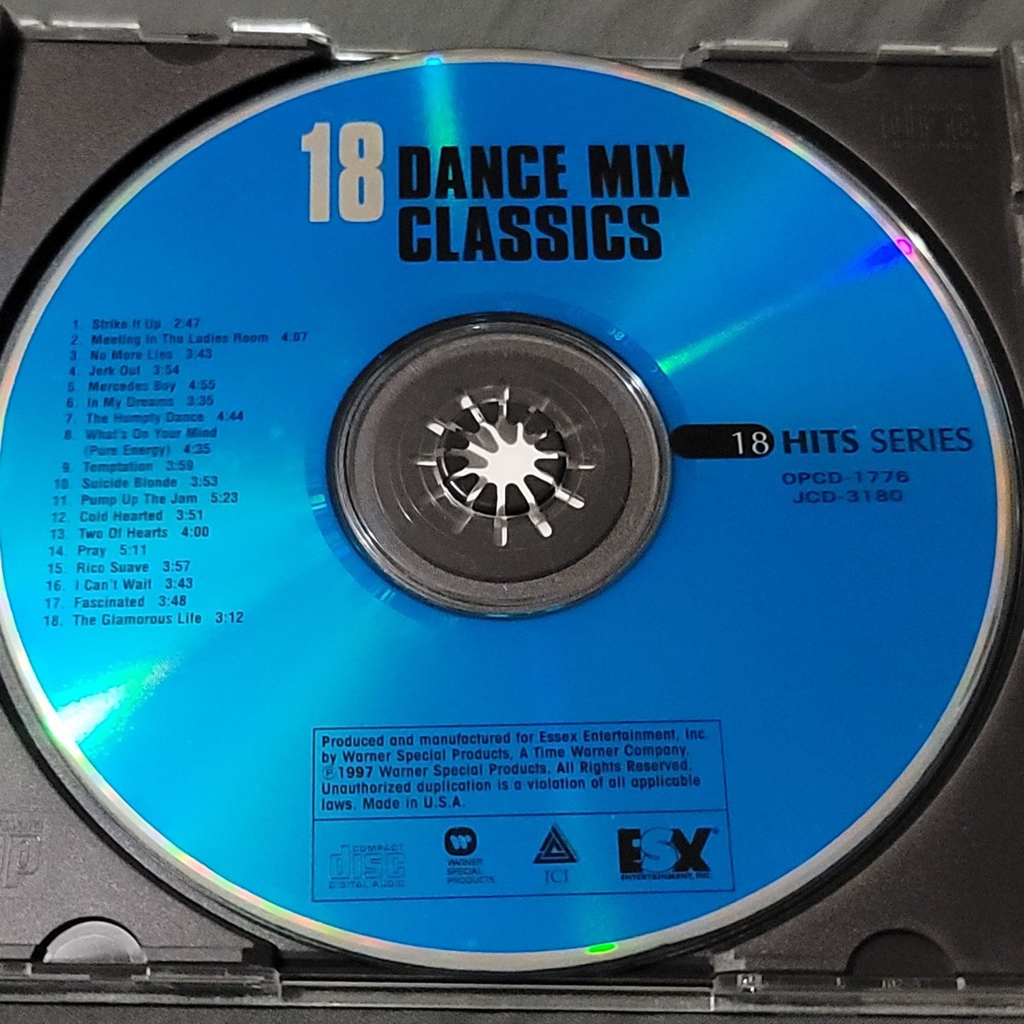Vtg 1997 18 DANCE MIX CLASSICS CD