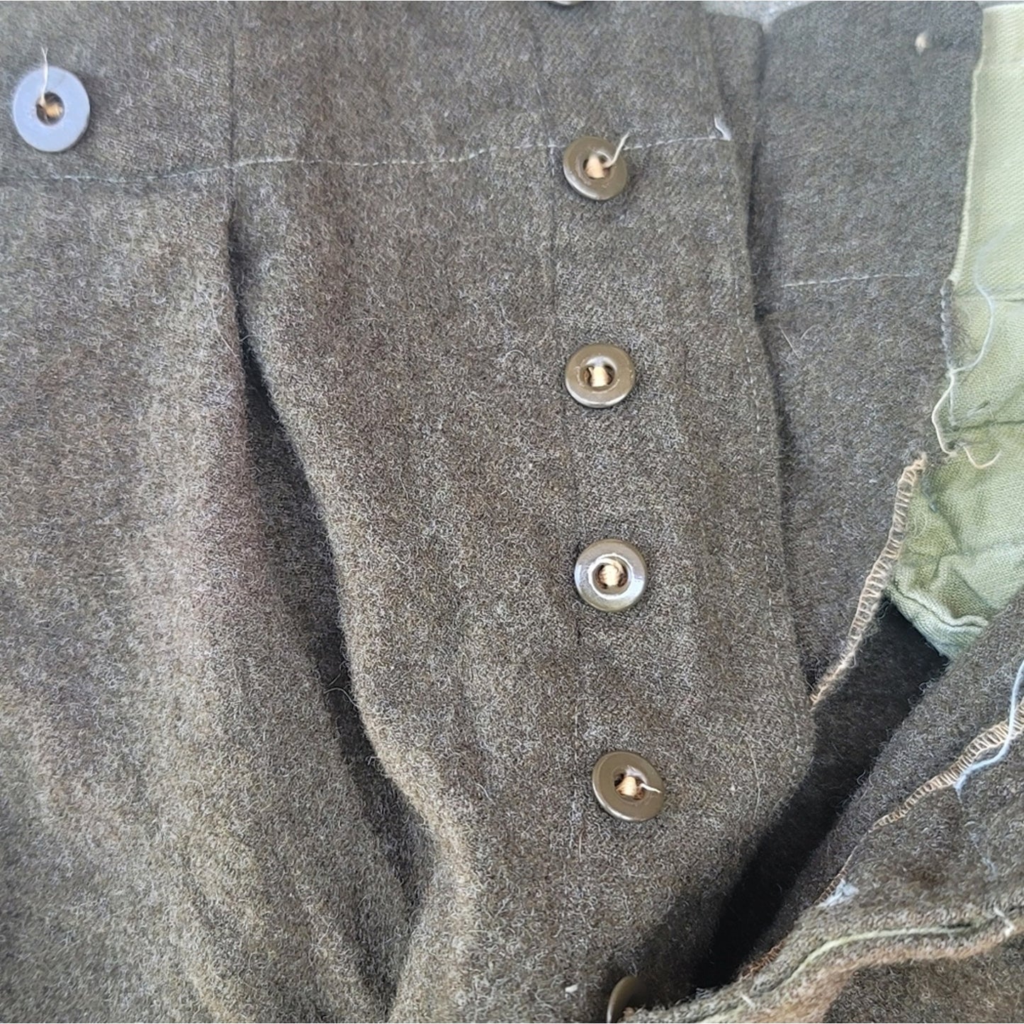 Vtg 1957 Miller & Gabbe Limited Canadian Army Wool Pants