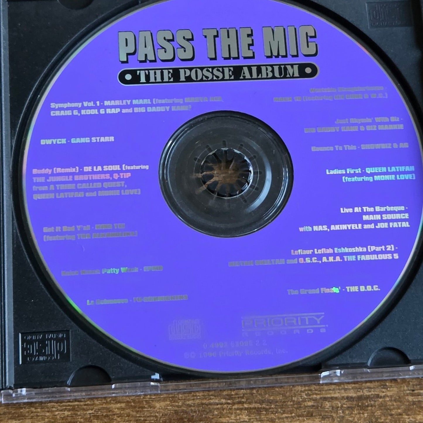 Vtg 1996 Various Artists PASS THE MIC THE POSSE ALBUM CD Hip Hop Rap