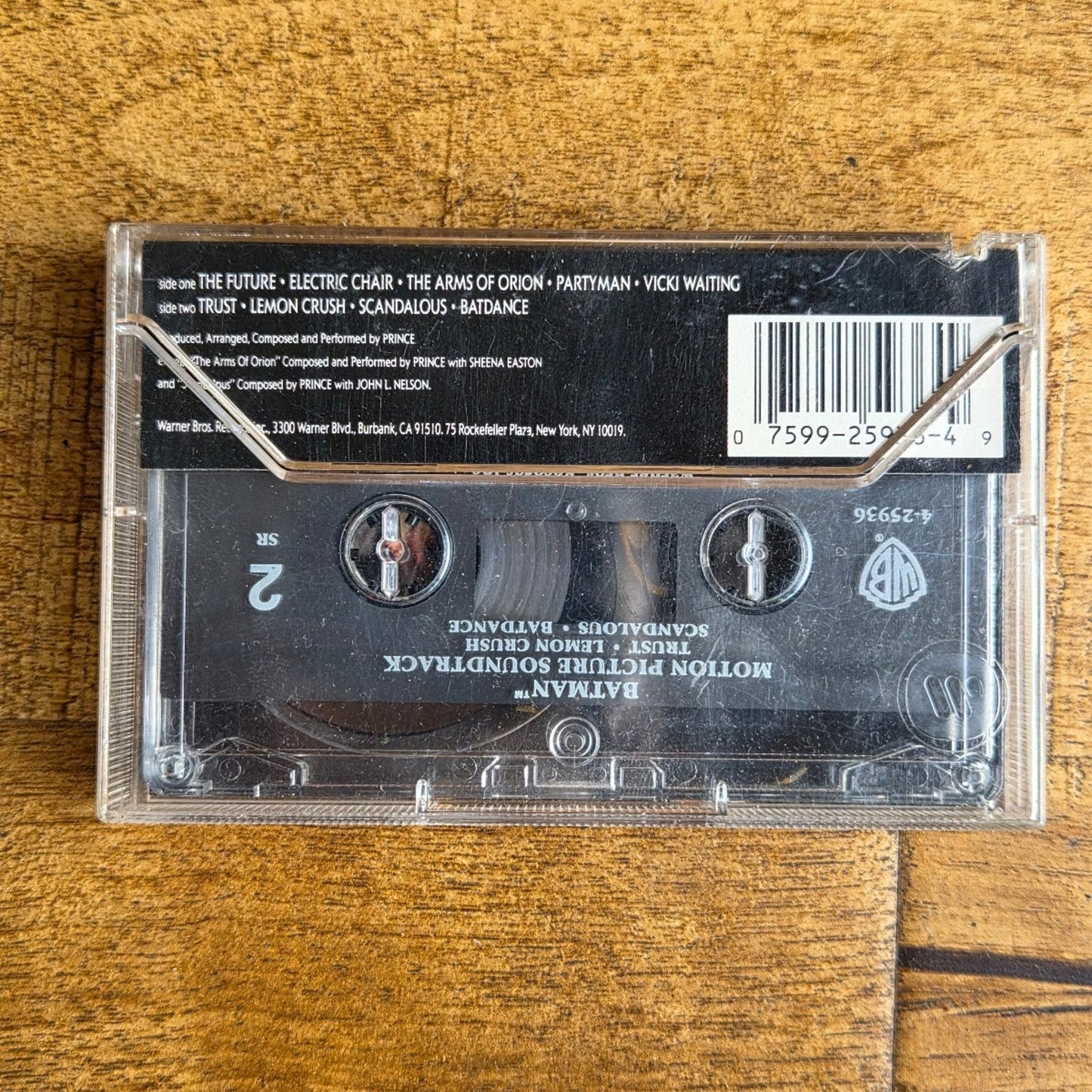Vtg 1989 Batman Original Movie Soundtrack Cassette Tape