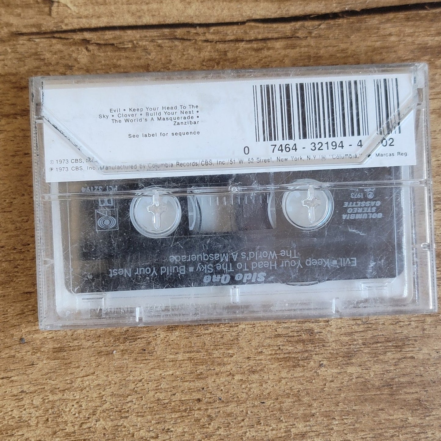 Vtg 1973 Earth, Wind & Fire HEAD TO THE SKY Cassette Tape
