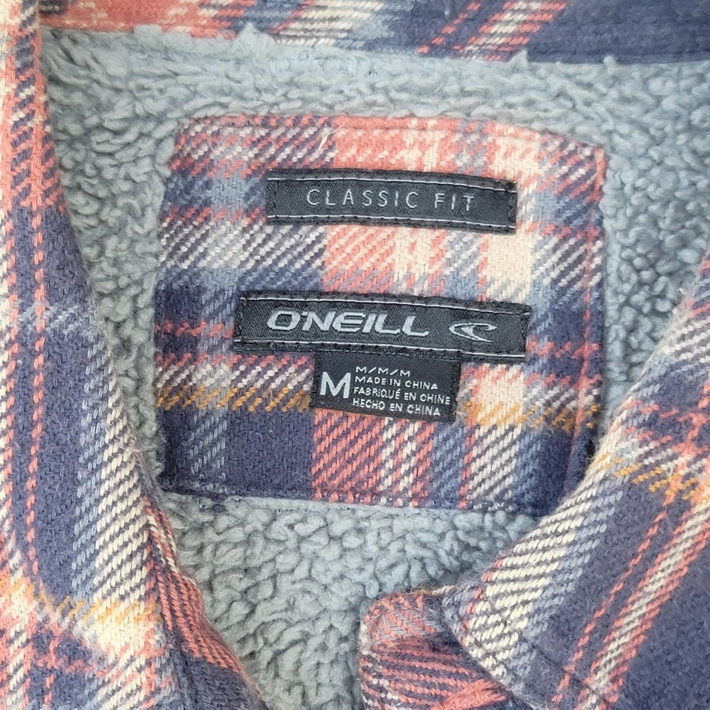O'Neill Sherpa Lined Flannel Shirt Jacket