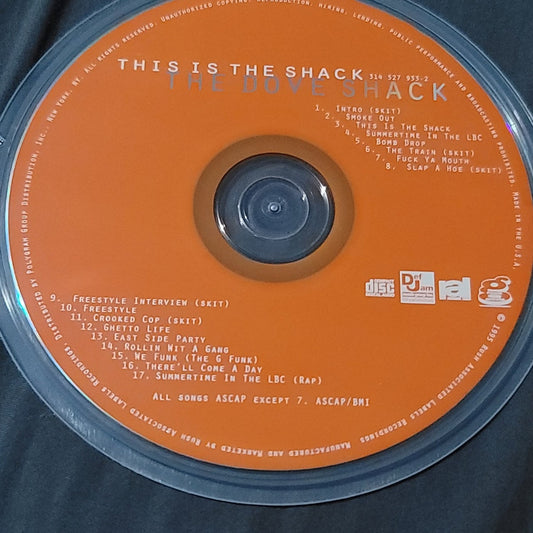 Vtg 1995 The Dove Shack THIS IS THE SHACK CD RAP HIP HOP